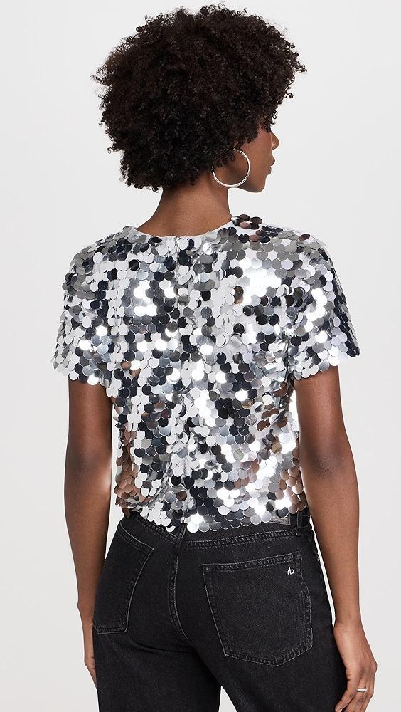 endless rose Fisheye Sequins Top | Shopbop Product Image