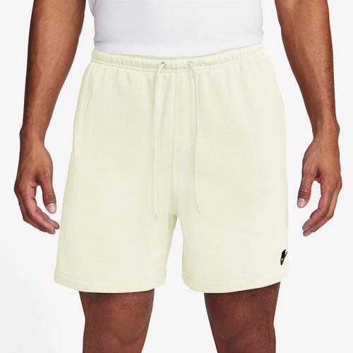 Nike Mens Nike Club Flow French Terry Shorts - Mens Teal/White Product Image