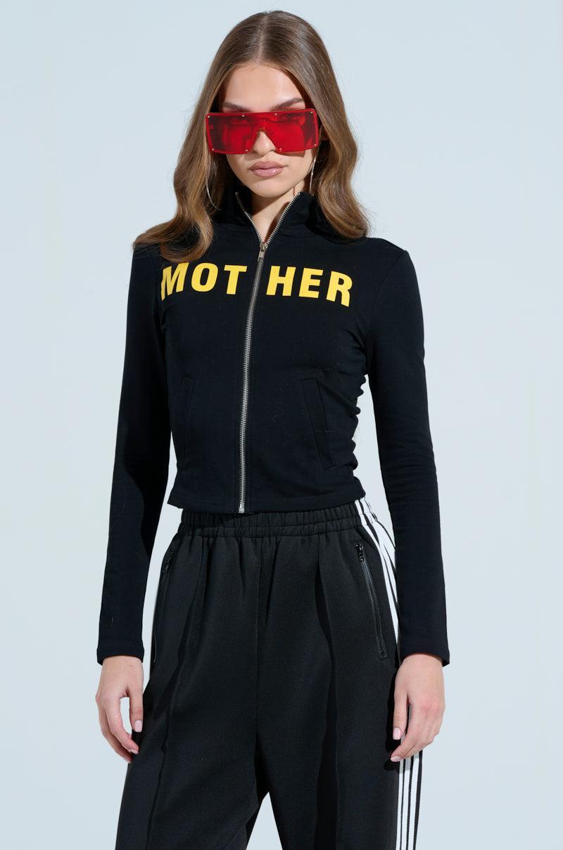 MOTHER F*UCKER ZIP UP SWEATSHIRT Product Image