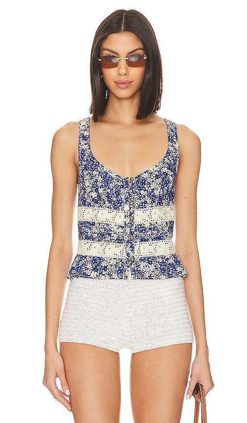 Kiana Lace Tank Printed Product Image