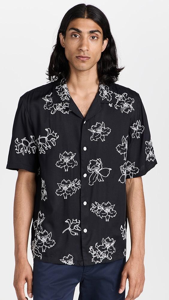 rag & bone Avery Resort Embroidered Shirt | Shopbop Product Image