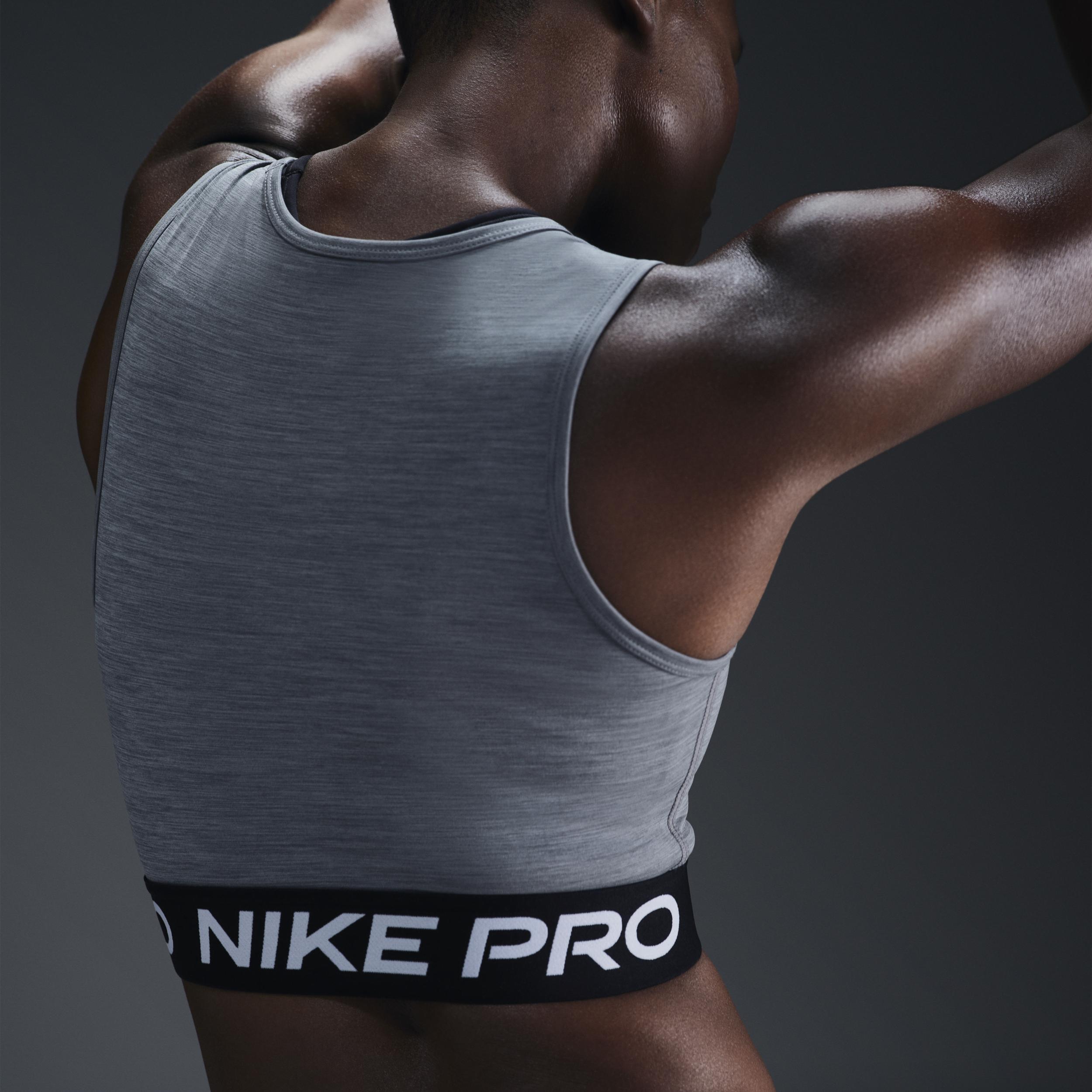 Women's Nike Pro Dri-FIT Cropped Tank Top Product Image