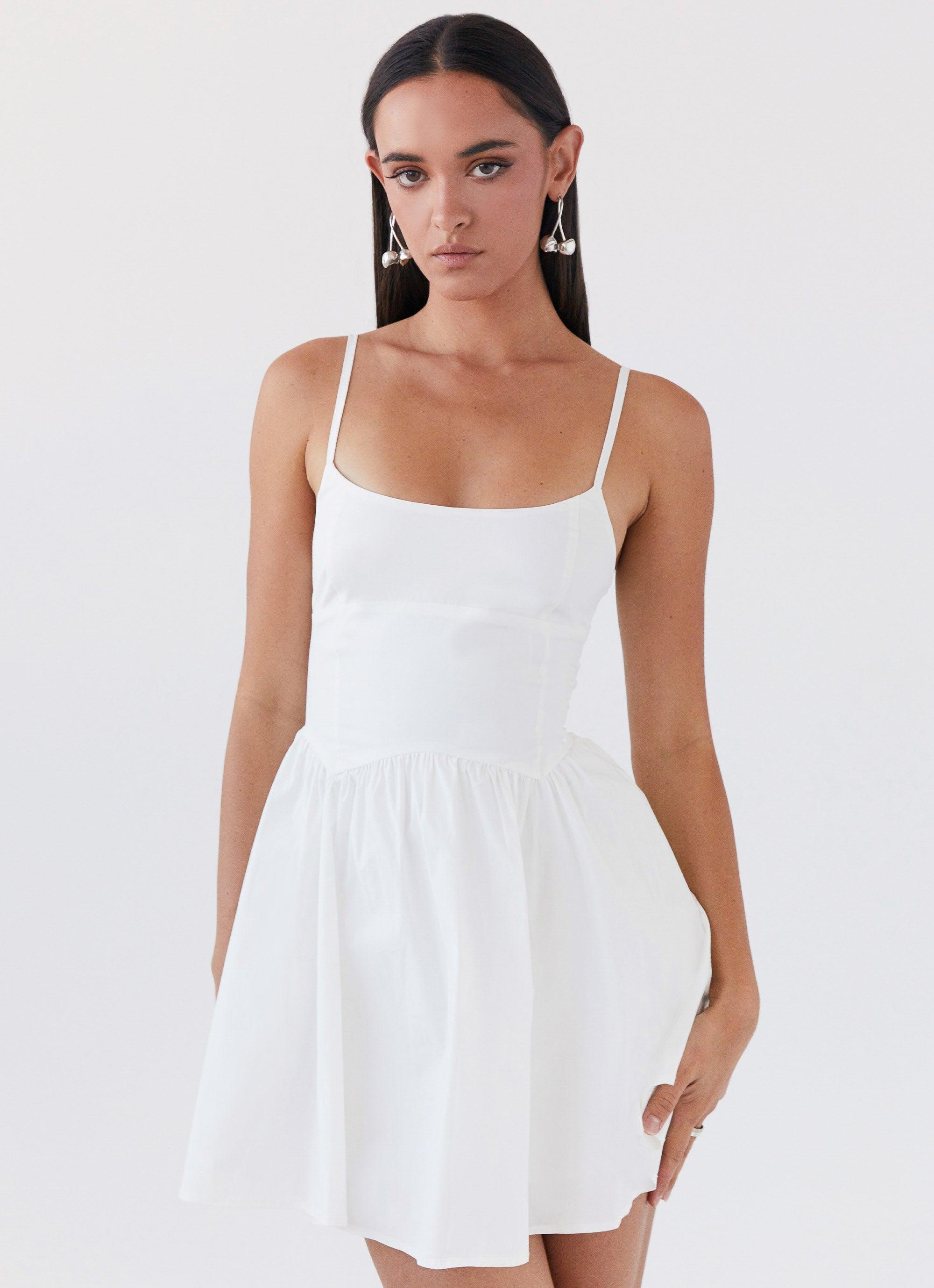 Tesoro Mio Mini Dress - White Product Image