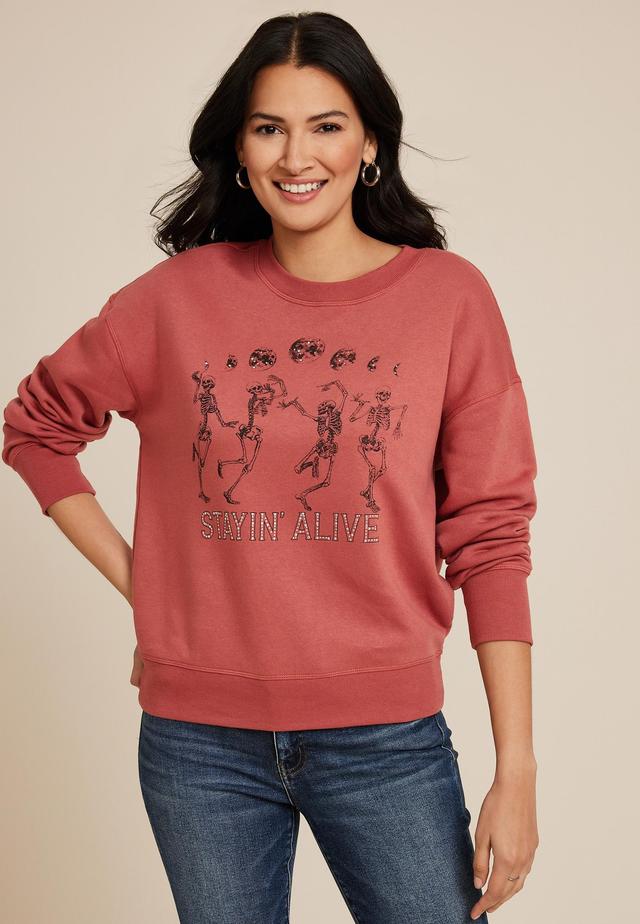 Stayin Alive Relaxed Fit Sweatshirt Product Image