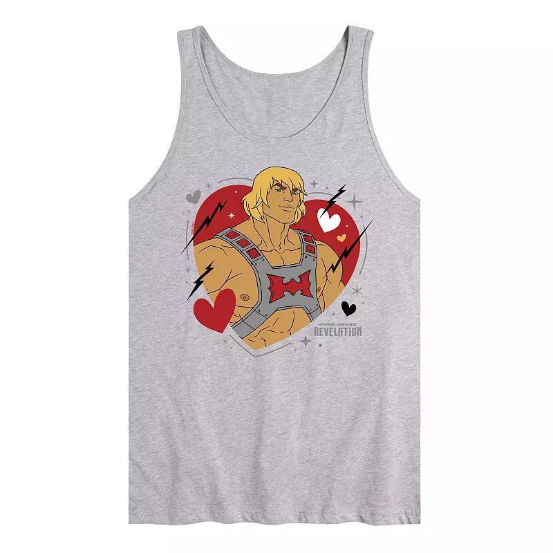 Mens Masters Of The Universe He Man Graphic Tank Top Grey Gray Product Image