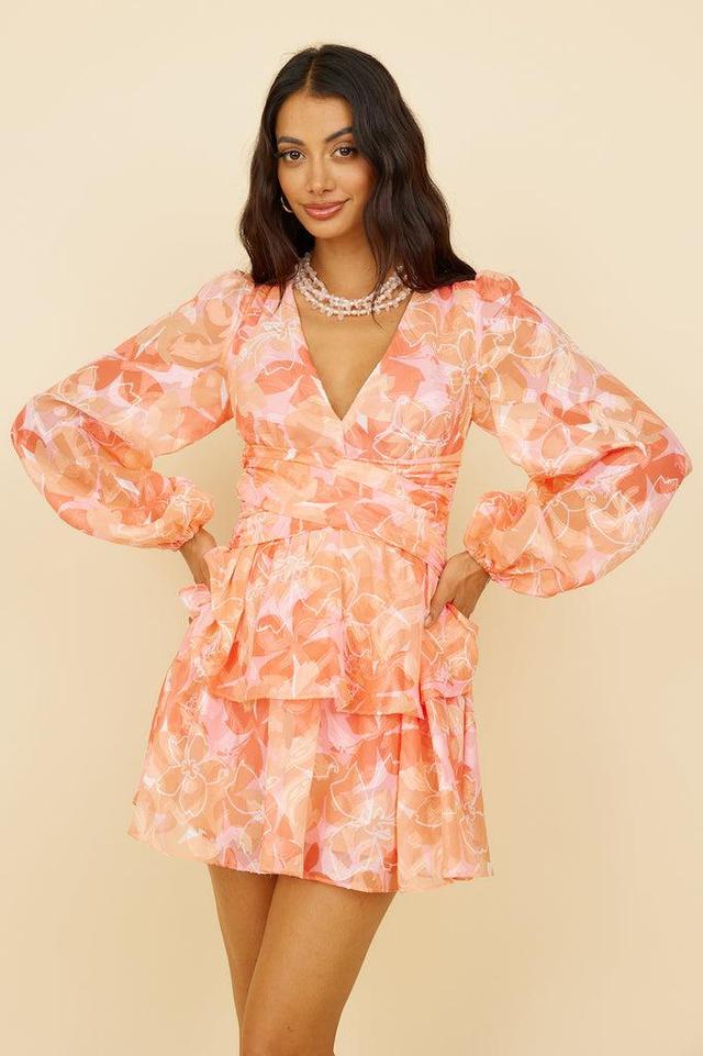 Moment I Knew Dress Orange Product Image