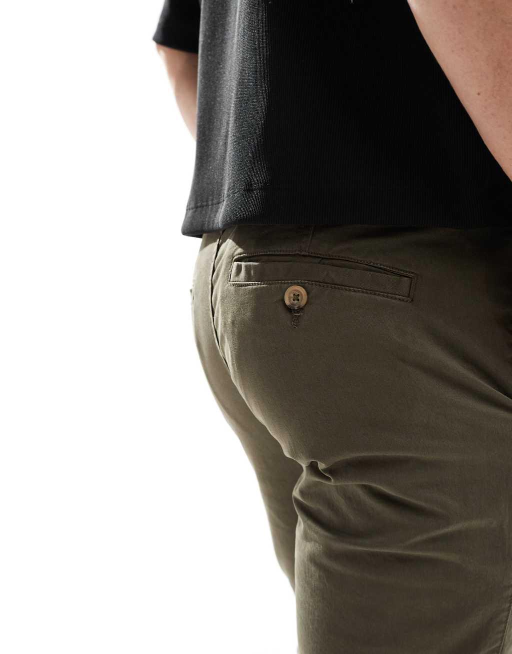 Scalpers casual chino pants in khaki Product Image