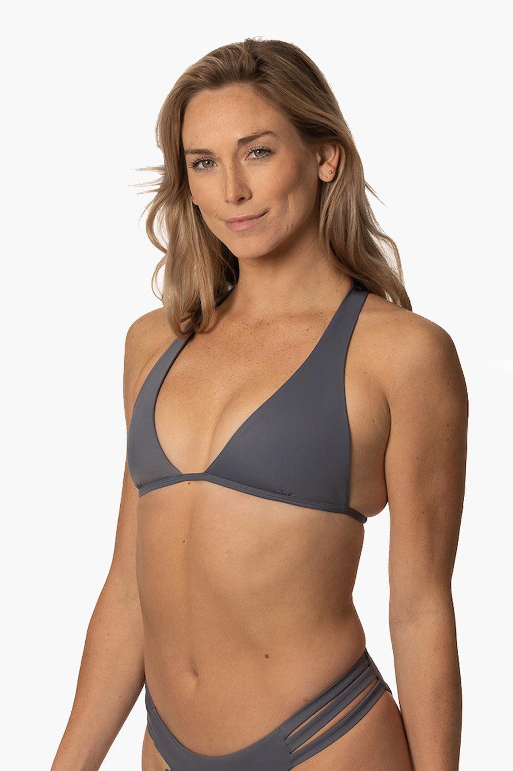 Conquer Bikini Top - Graphite Product Image