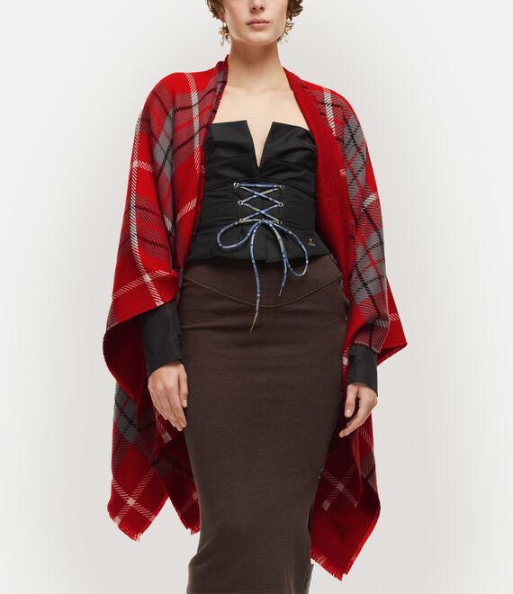 Tartan Poncho Product Image