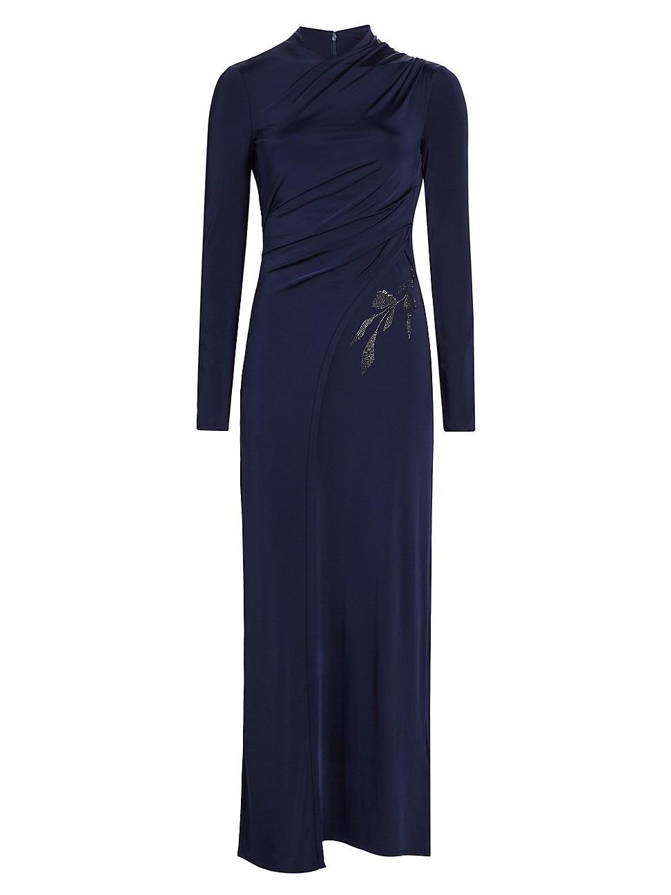 Womens Jersey Embellished Midi-Dress Product Image