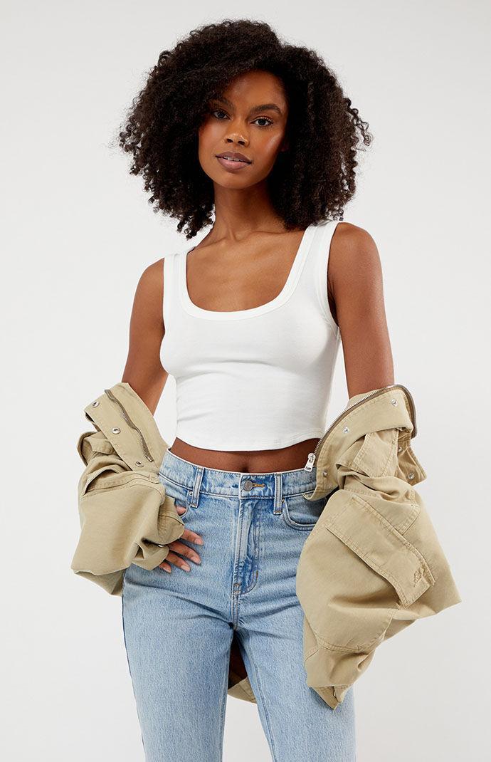 PS Basics by Pacsun Womens Tina Cropped Tank Top Product Image