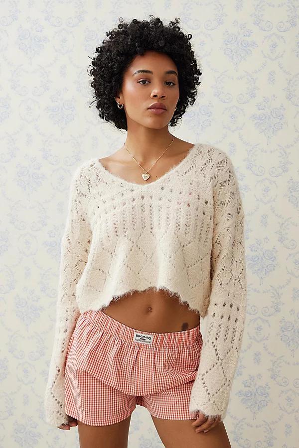 Kimchi Blue Open Stitch Sweater Womens at Urban Outfitters Product Image