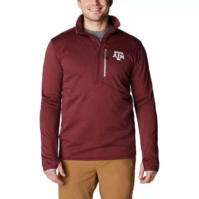 Mens Columbia Maroon Texas A&M Aggies Park View Omni-Wick Half-Zip Top Product Image