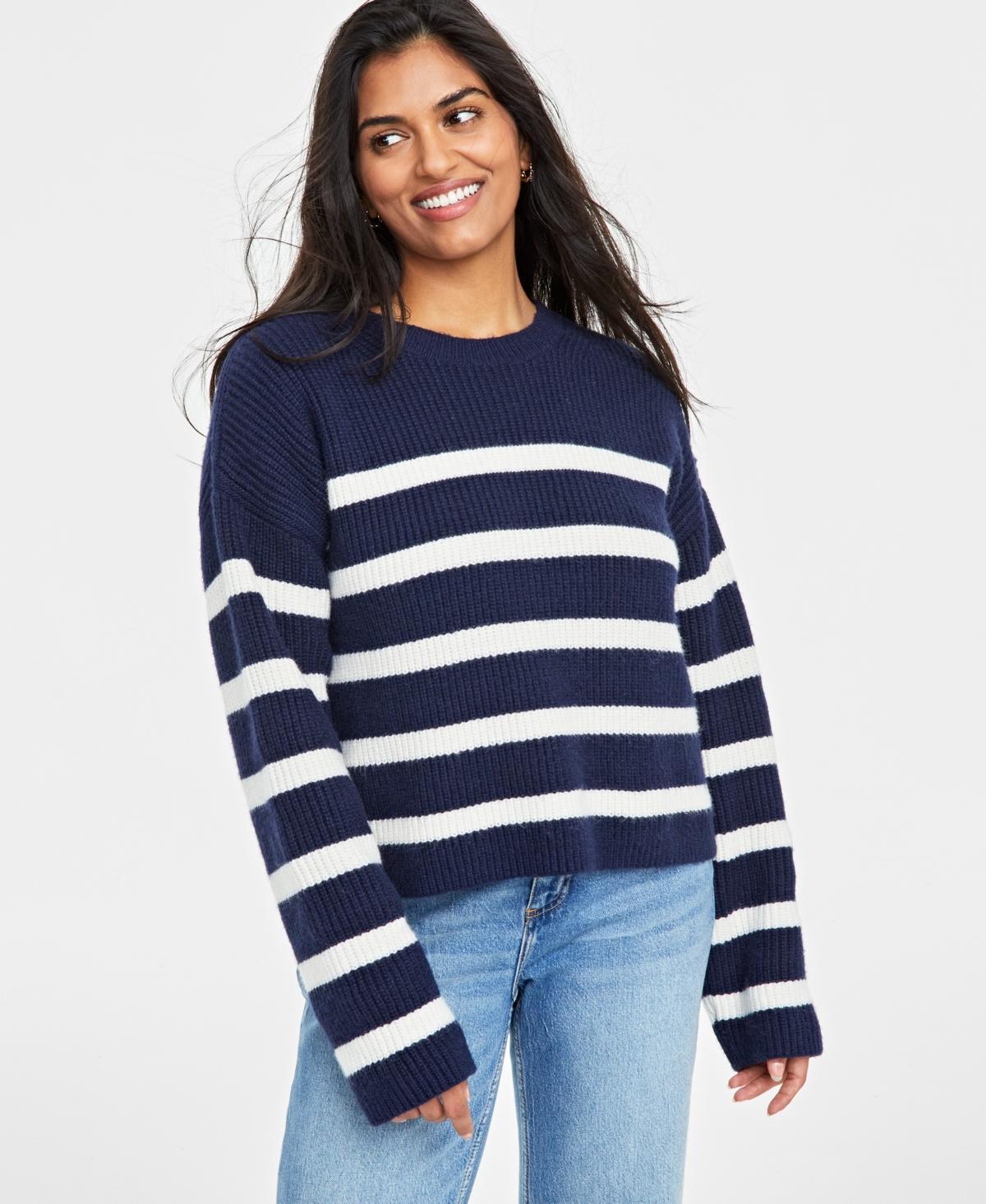 On 34th Womens Chunky-Knit Crewneck Sweater, Created for Macys Product Image