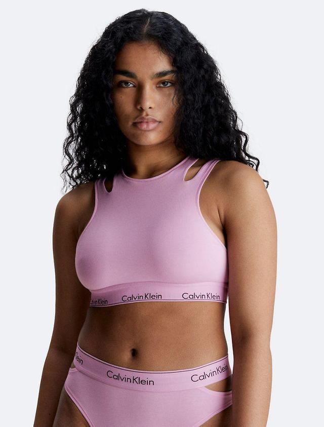 Modern Cotton Deconstructed Unlined Bralette Product Image