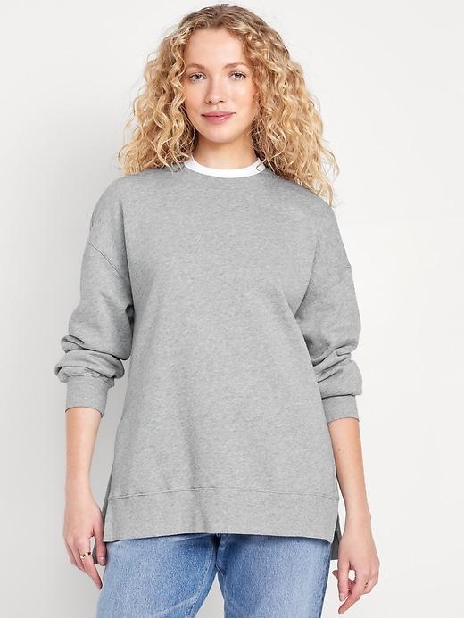 SoComfy Relaxed Tunic Sweatshirt Product Image