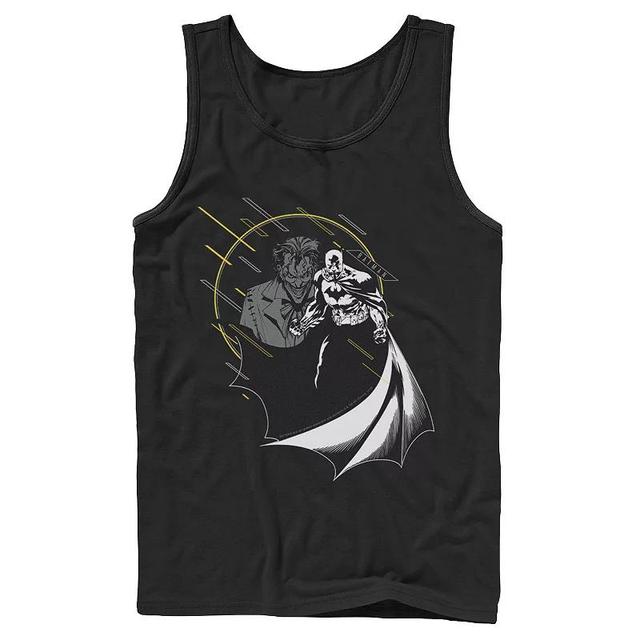 Mens DC Comics Batman And Joker Circle Portrait Tank Top, Mens Product Image