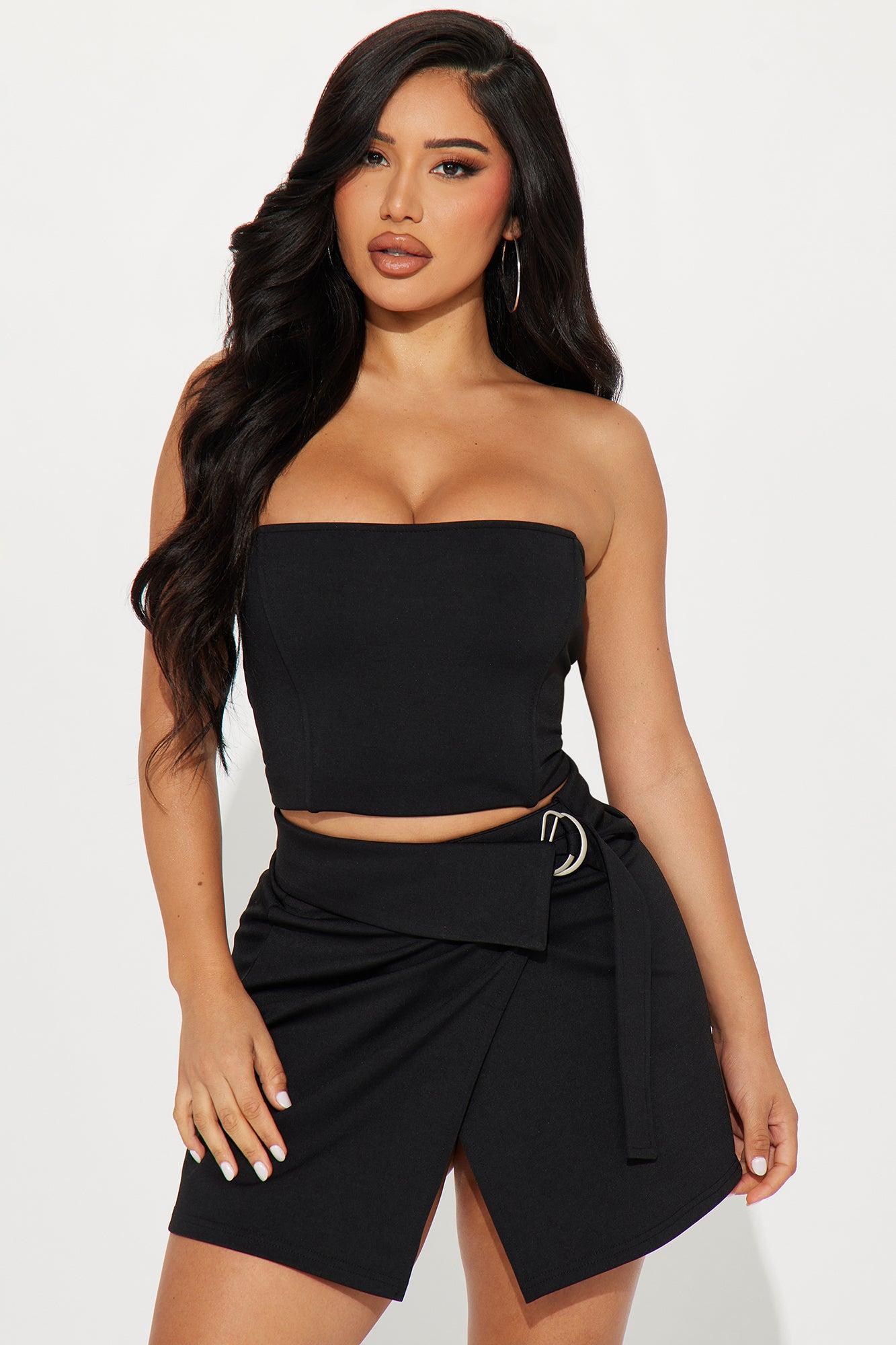 Beckie Skirt Set - Black product image