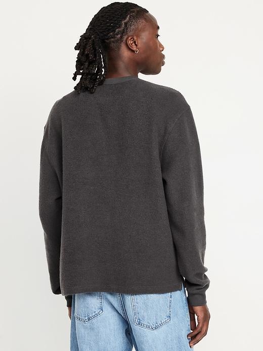 Terry Crew-Neck Sweatshirt Product Image