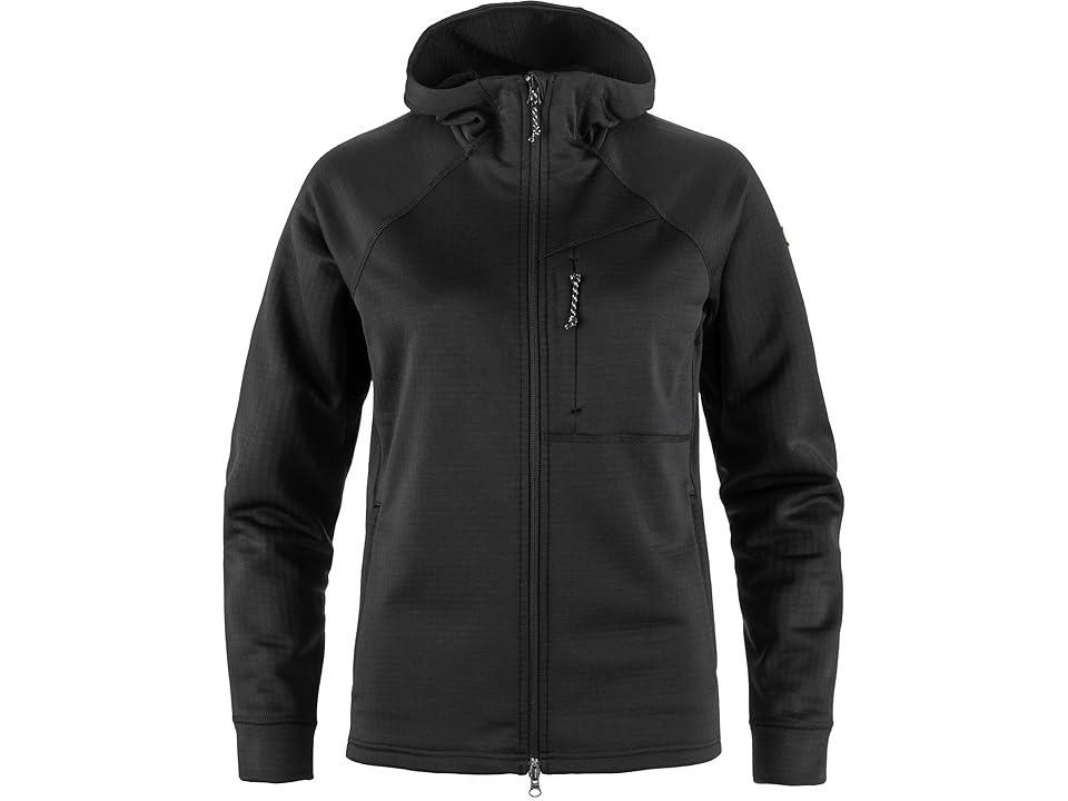 Fjallraven Abisko Grid Fleece Hoodie W Women's Sweatshirt Product Image