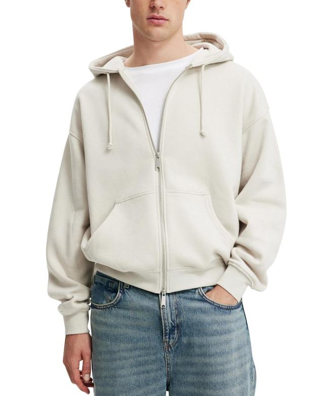 Cotton On Mens Box Fit Zip Up Hoodie Product Image