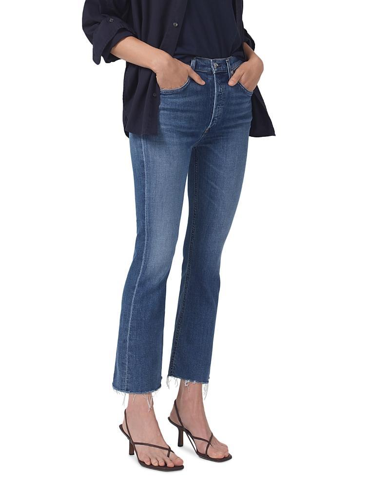 Citizens of Humanity Isola High Rise Cropped Bootcut Jeans in Lawless Product Image