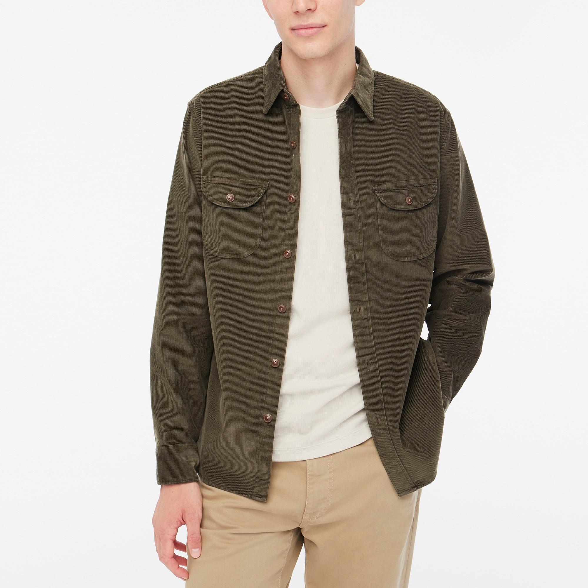 Classic corduroy workshirt Product Image