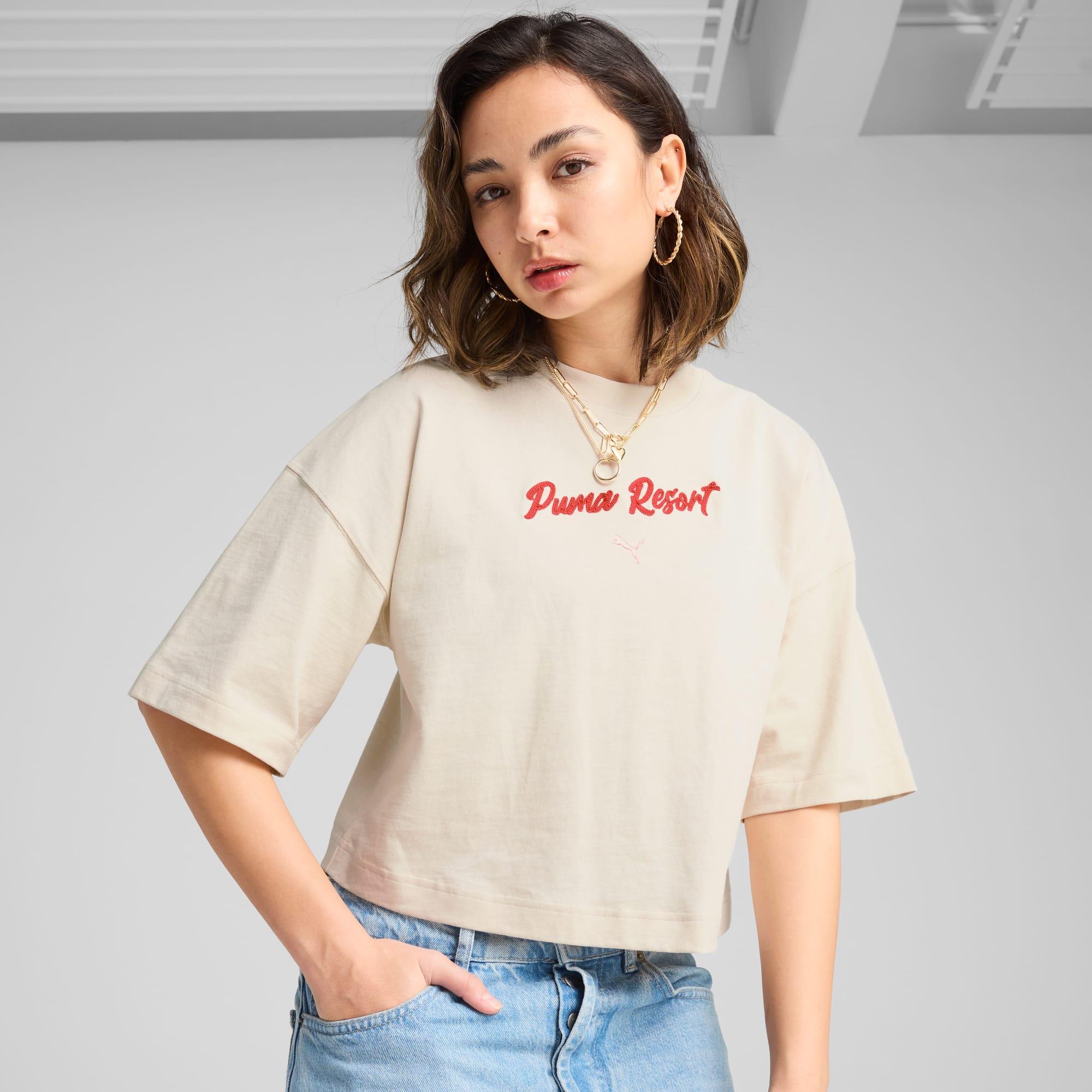 Premium Essentials Women's Oversized Graphic Tee Product Image