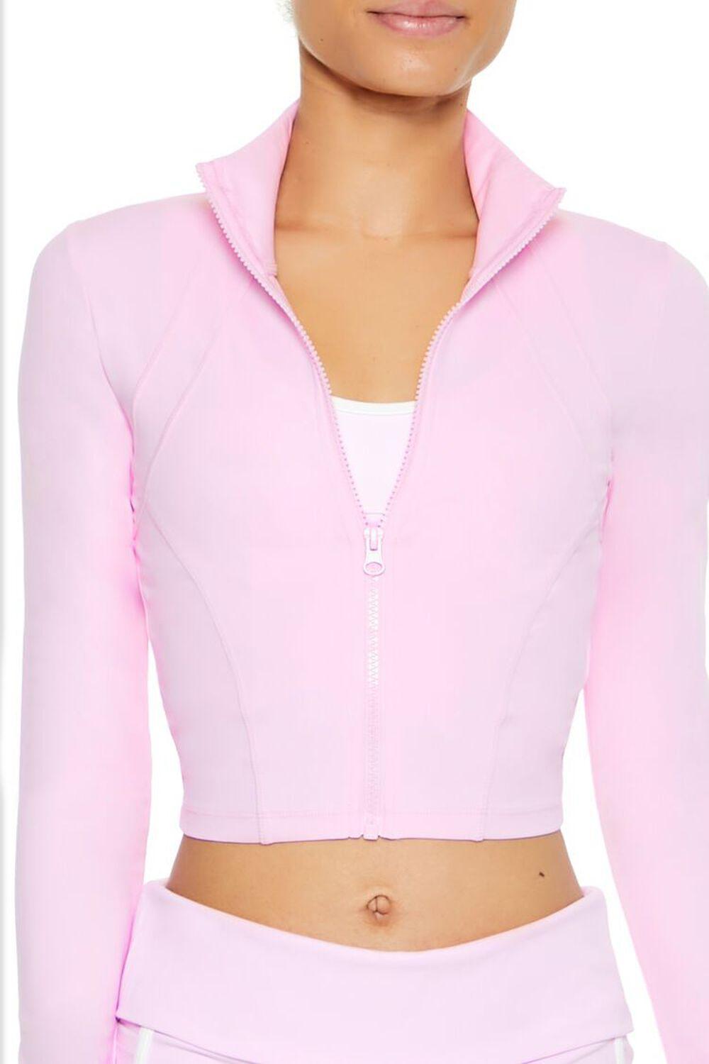 Active Cropped Zip-Up Jacket | Forever 21 Product Image