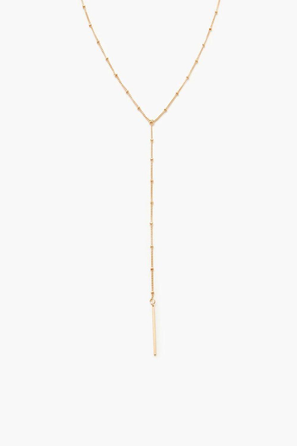 Layered Matchstick Y-Chain Necklace | Forever 21 Product Image