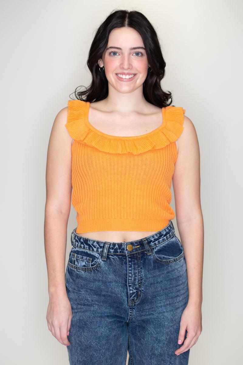 Ruffle Crop Top Product Image