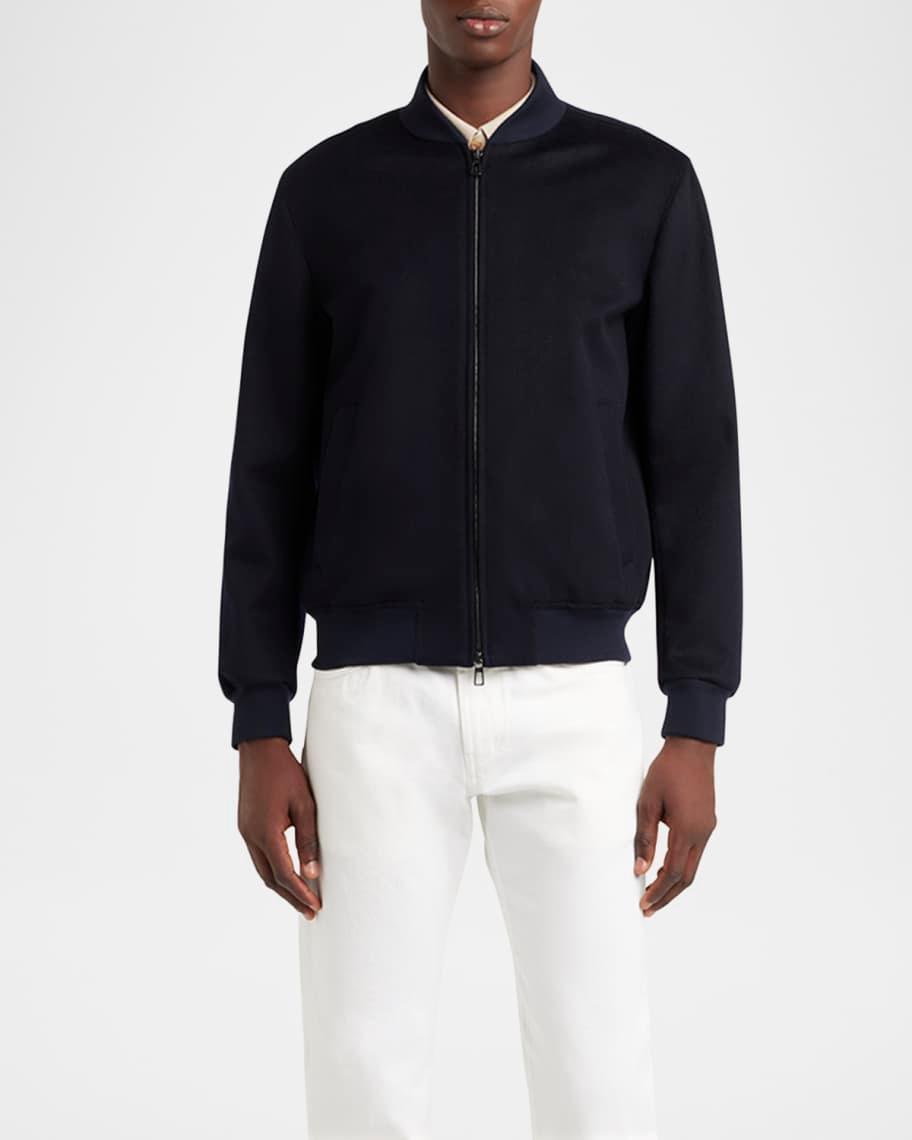 Mens Ivy Cashmere Bomber Jacket Product Image