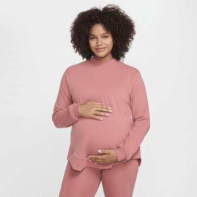 Nike (M) One Women's Reversible French Terry Pullover Top (Maternity) Product Image