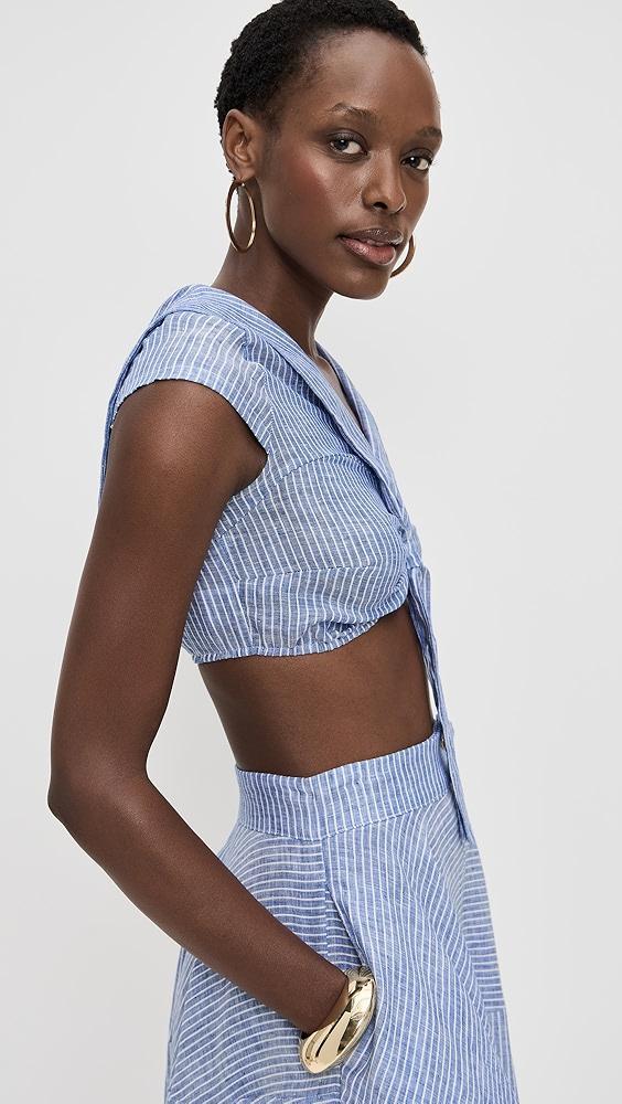 House of Aama Azaka Crop Top | Shopbop Product Image