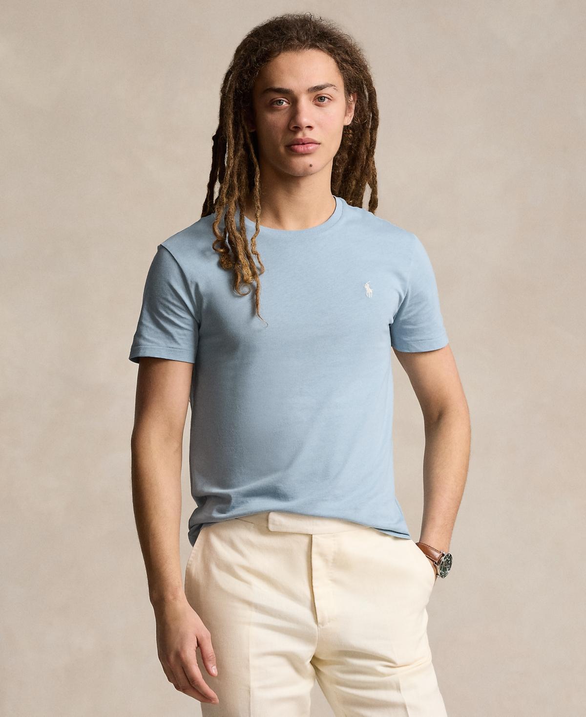 Polo Ralph Lauren Mens Classic Fit Crew Neck T-Shirt Product Image