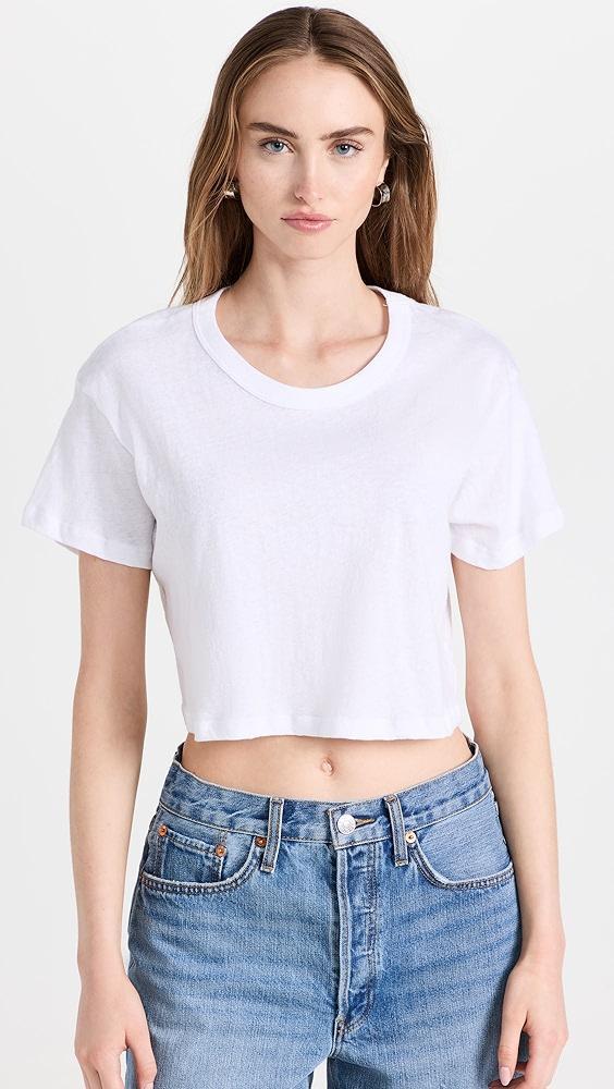 Leset Laura Crop Boxy Tee | Shopbop Product Image