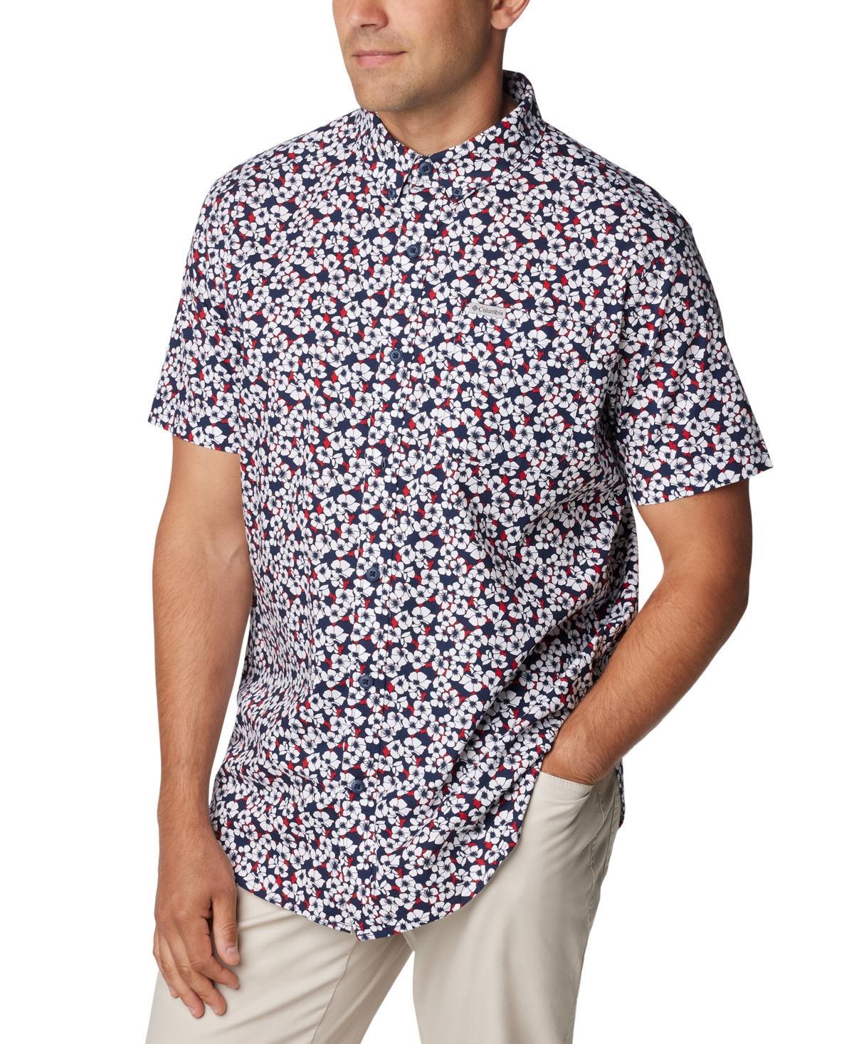 Columbia Mens Rapid Rivers Printed Short Sleeve Shirt Product Image