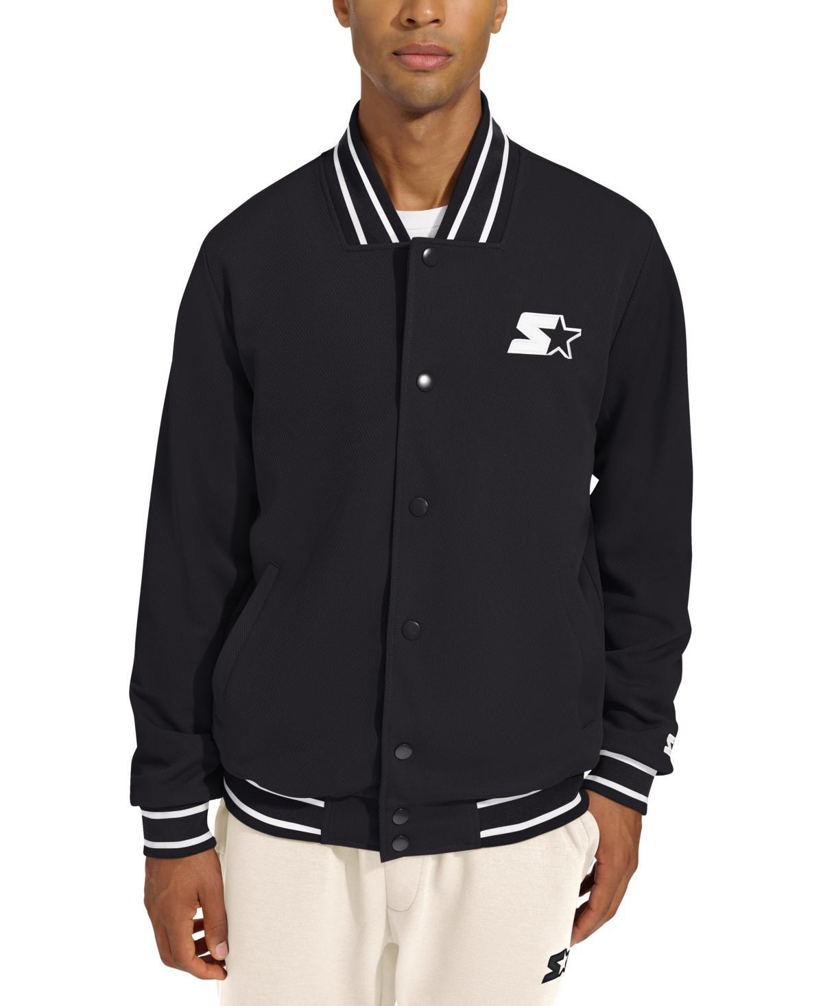 Men's Secret Weapon Classic-Fit Mesh Varsity Jacket Product Image