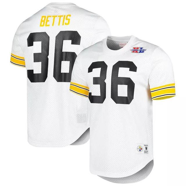 Mens Mitchell & Ness Jerome Bettis Pittsburgh Steelers Retired Player Name & Number Mesh Top Product Image