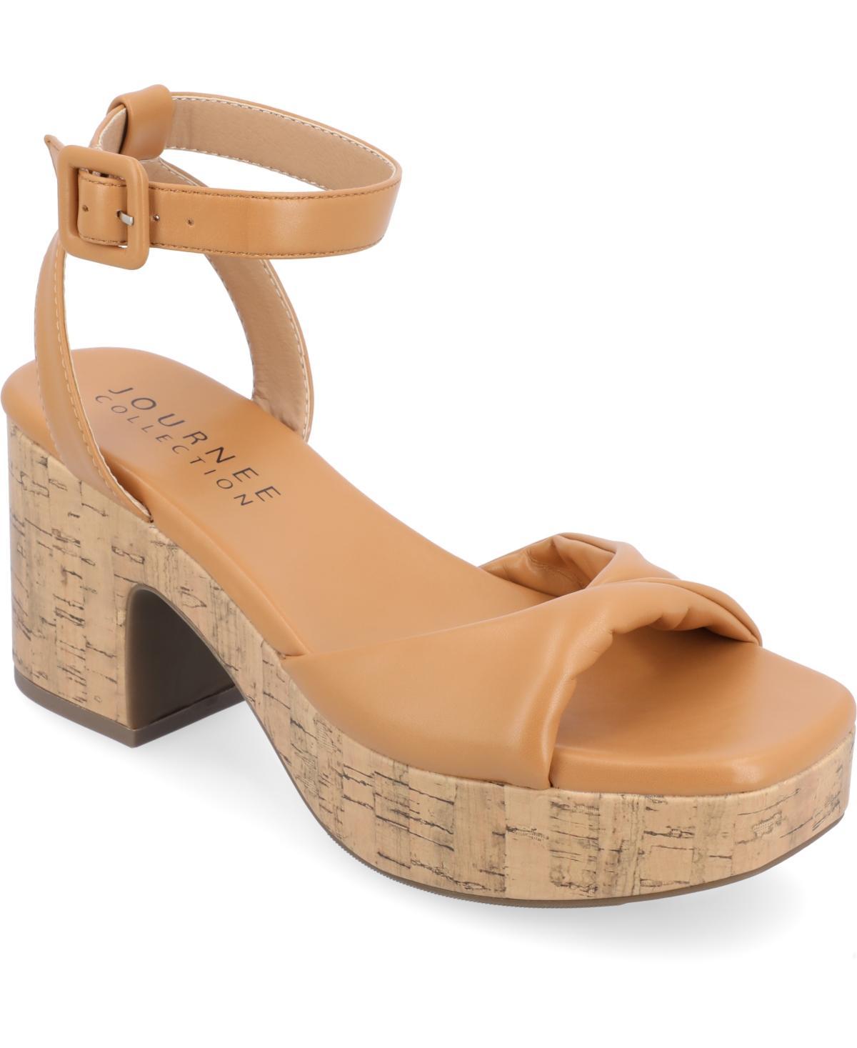 Journee Collection Womens Eianna Platform Sandals Product Image