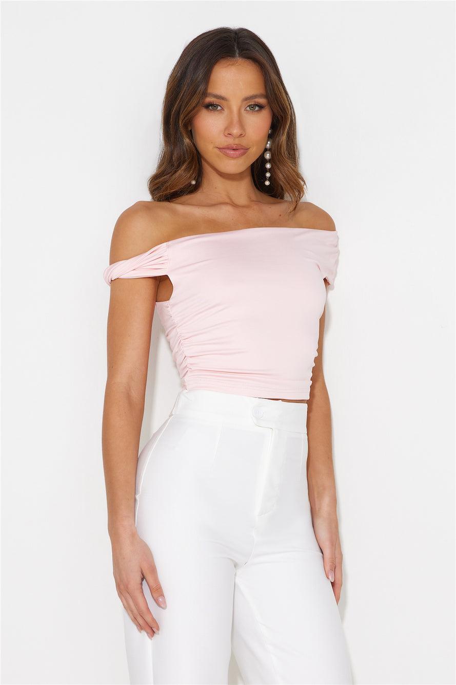 Sweetest Candy Crop Top Pink Product Image