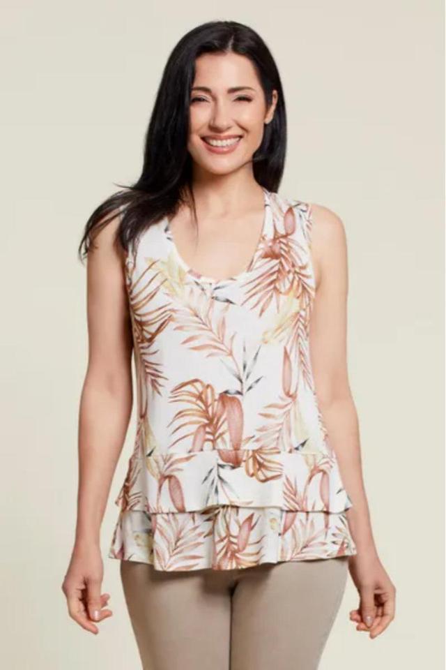 FLORAL TIERED TANK Product Image