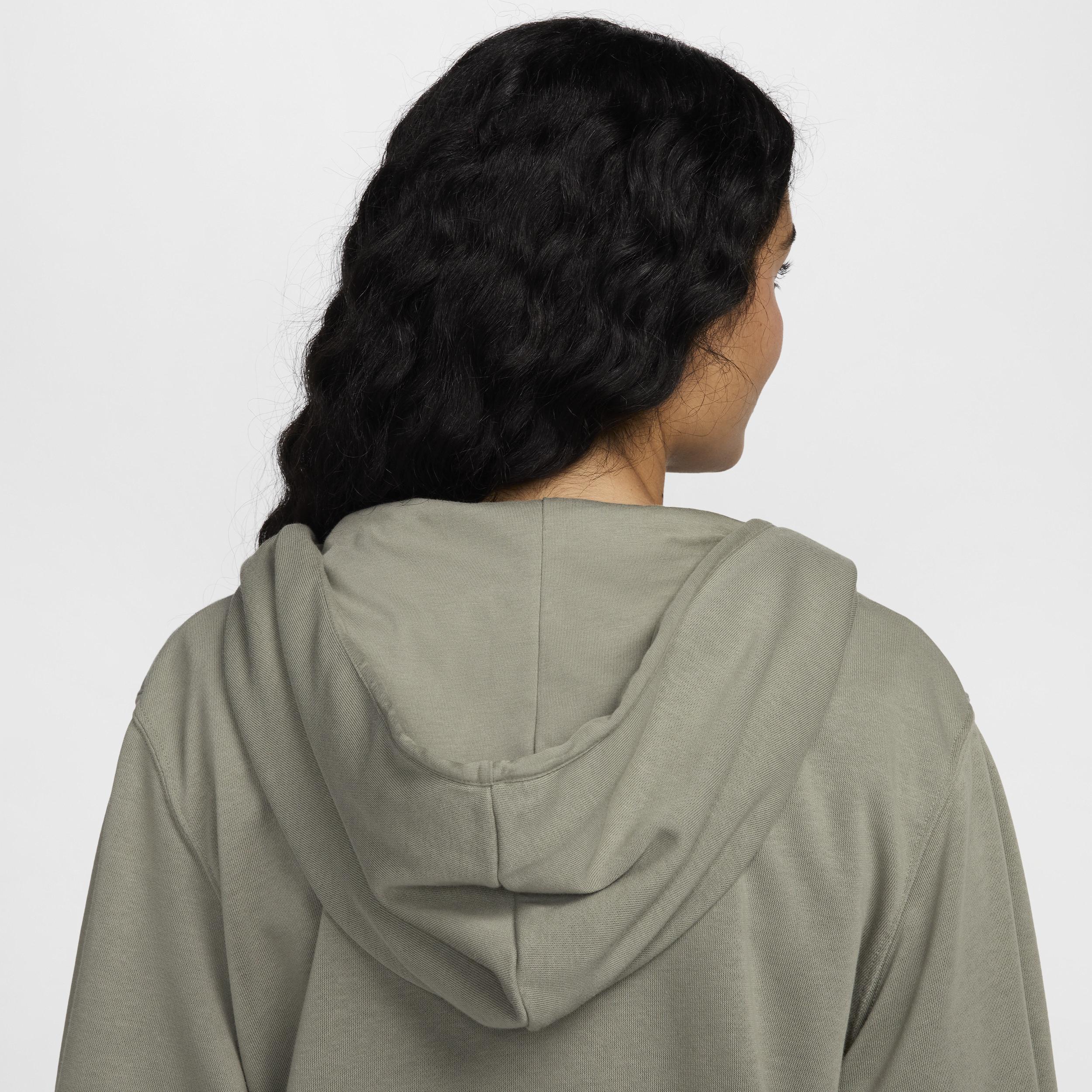 Womens Nike Sportswear Chill Terry Loose Full-Zip French Terry Hoodie Product Image