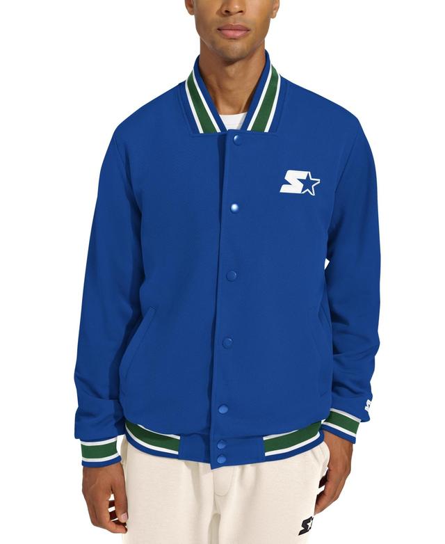 Men's Secret Weapon Classic-Fit Mesh Varsity Jacket Product Image