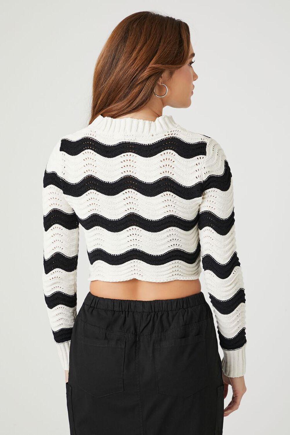 Cropped Striped Sweater | Forever 21 Product Image