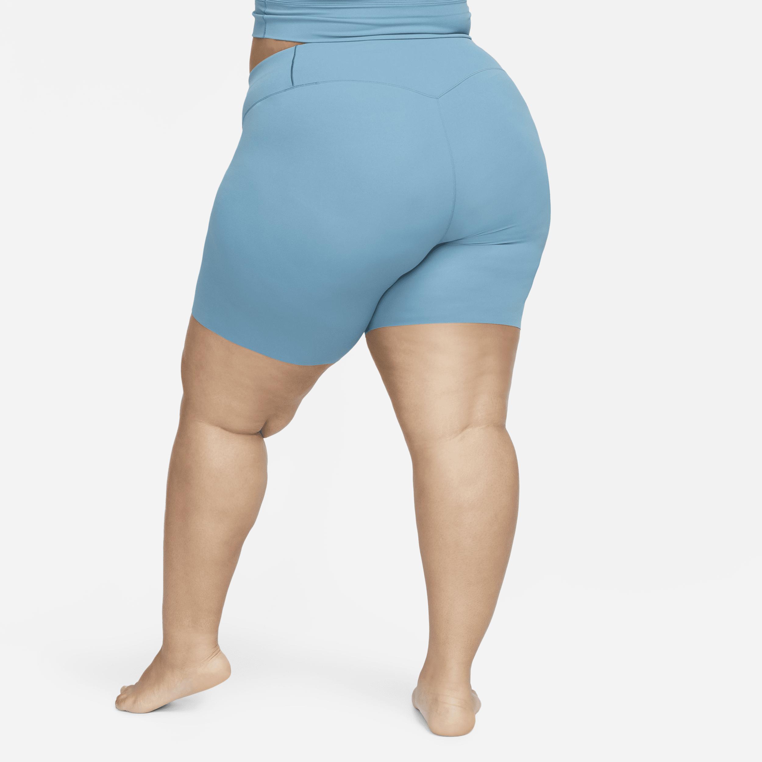 Nike Womens Zenvy Gentle-Support High-Waisted 8 Biker Shorts (Plus Size) Product Image