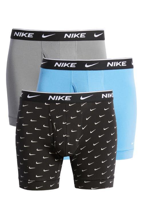 Nike Dri-FIT Essential 3-Pack Stretch Cotton Boxer Briefs Product Image