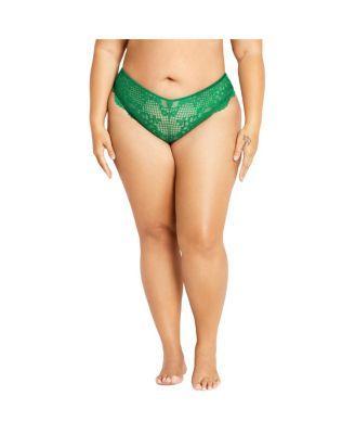 Plus Size Allure Ouvert Cheeky Panty Product Image