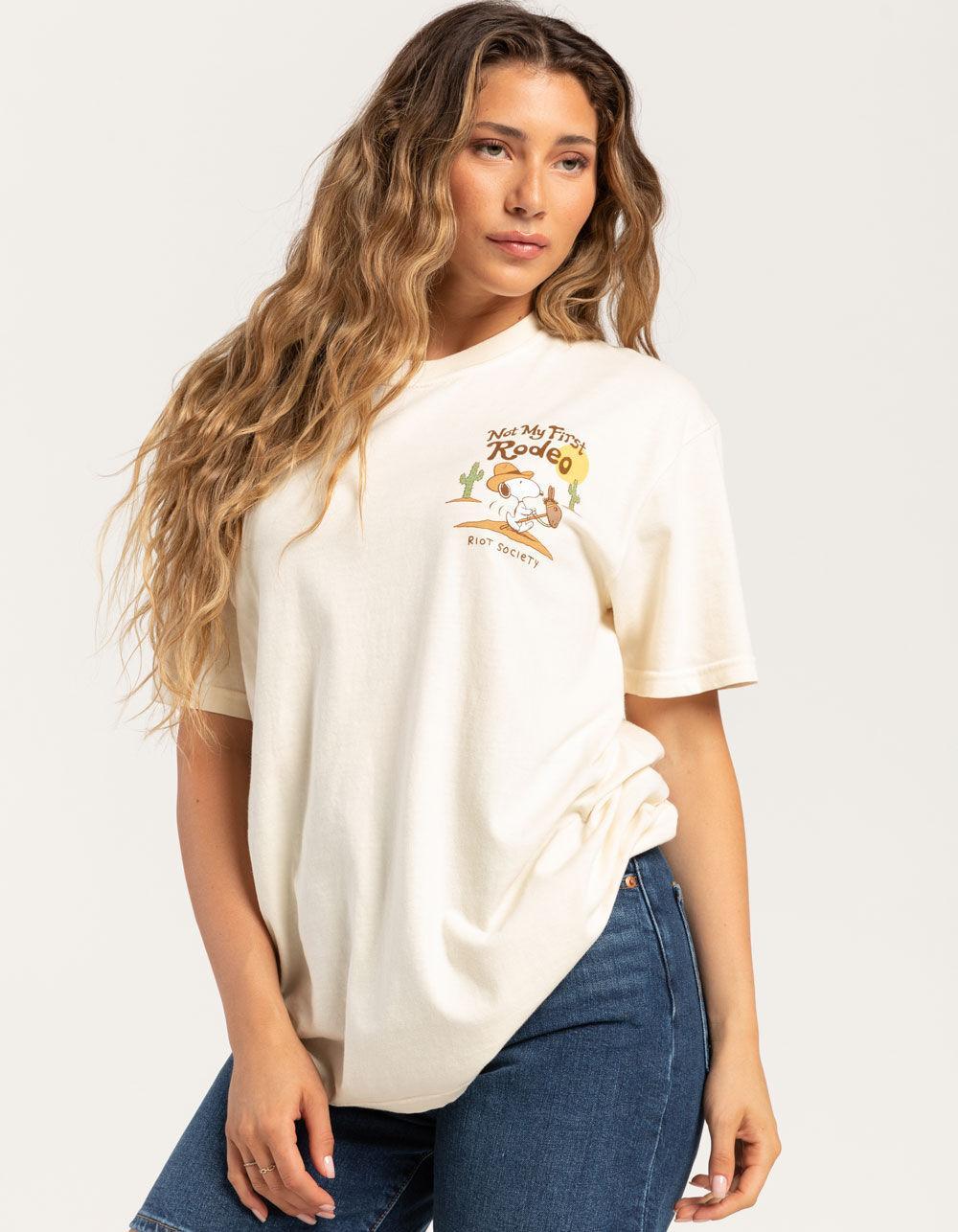 RIOT SOCIETY x Peanuts Not My First Rodeo Womens Tee Product Image