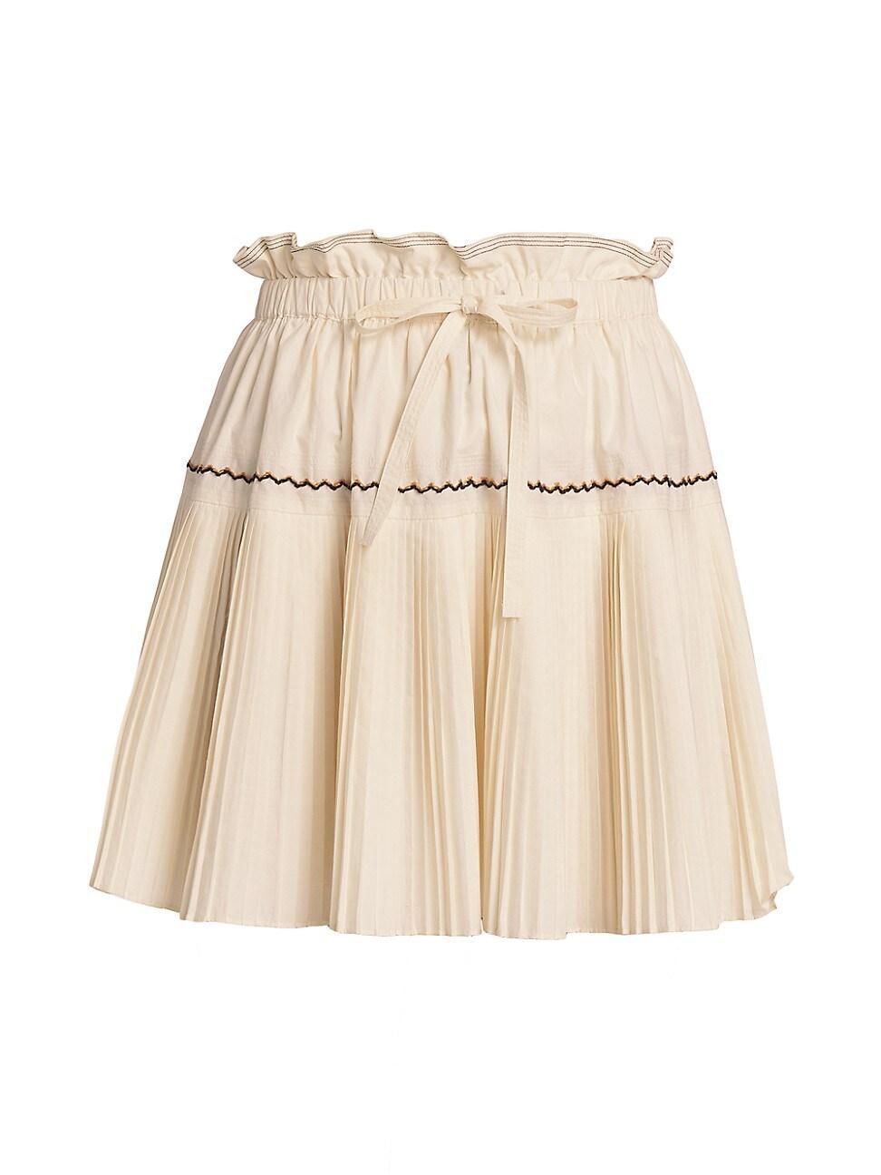 Womens Erika Pleated Miniskirt Product Image